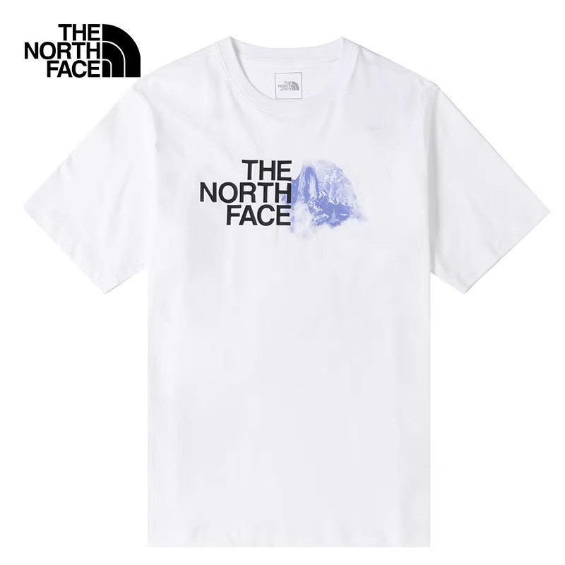 [พร้อมส่ง]The North Face เสื้อยืด เสื้อ แท้ ชาย 100% ผ้าฝ้าย ชีฟอง y2k รัดรูป แฟชั่น คอกลม