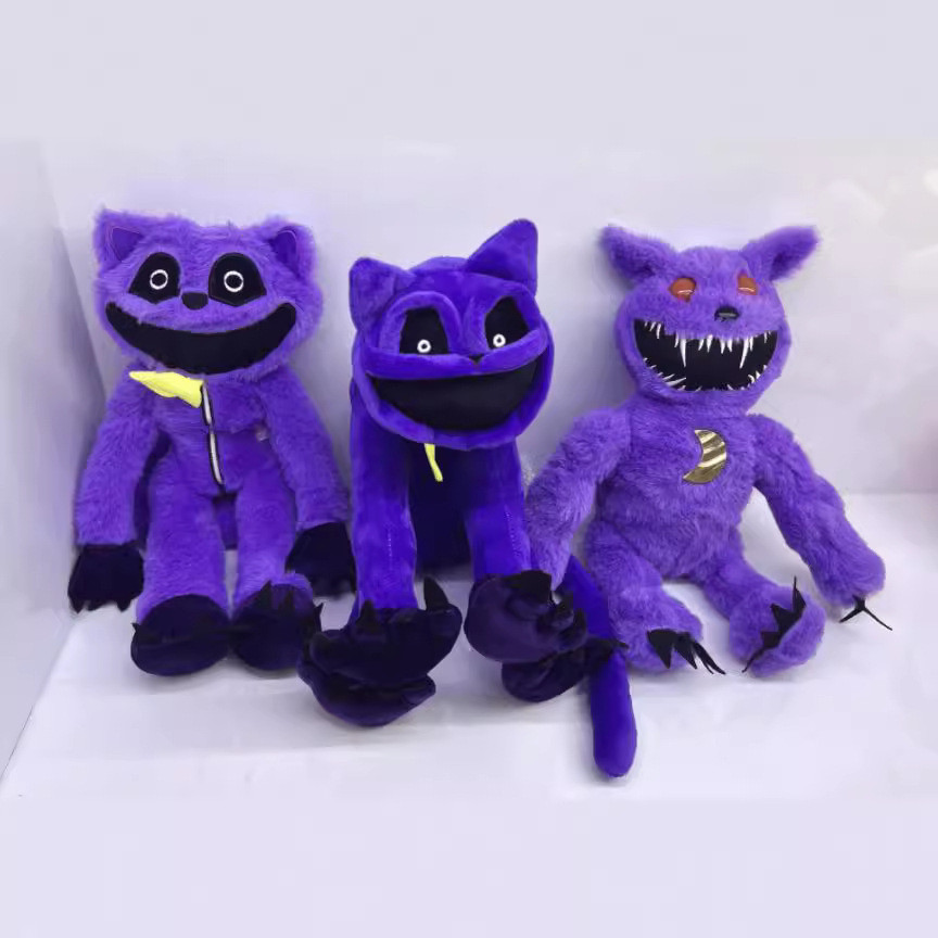 38 ซม.ยิ้ม Critters Plushie,Poppy Playtime 3 Catnap ตุ๊กตาตุ๊กตาของเล่นสําหรับเด็กเด็กผู้หญิงของขวัญตลกปัจจุบันของขวัญ