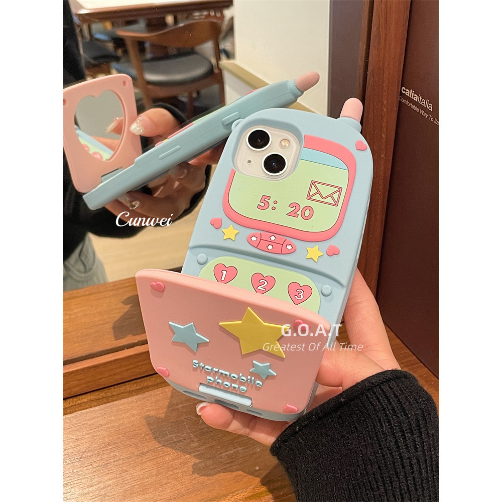 24 hours Fast delivery น ่ ารัก 3D การ ์ ตูนปลอกขั ้ นสูงซิลิโคนป ้ องกันการล ่ มสลายจะไม ่ สกปรกสําหรับiPhone 15 14 11 13 12 Pro Max TPU Anti Fallป ้ องกันปกหลัง