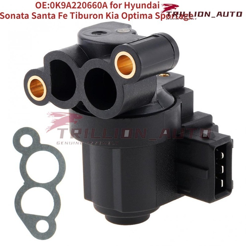 0k9a220660วาล์วควบคุมอากาศเดินเบาสําหรับ Hyundai Sonata Santa Fe 2.4l, 2.7l Tiburon Kia Optima Sport