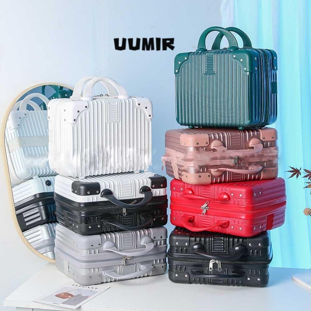 UUMIR กล่องเครื่องสําอาง กระเป๋าเดินทาง ขนาดเล็ก 14 นิ้ว สําหรับผู้หญิง