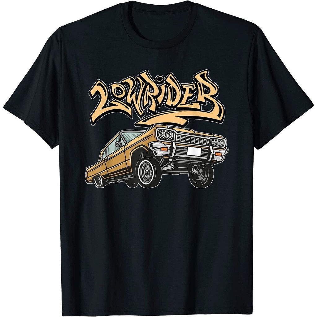 Chicano Cholo Low Rider Car, Classic Mens Vintage Lowrider T-Shirt