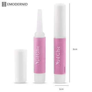 Nail Glue กาวต่อเล็บอะคริลิค กาวติดเล็บปลอม หลอดชมพู 2g
