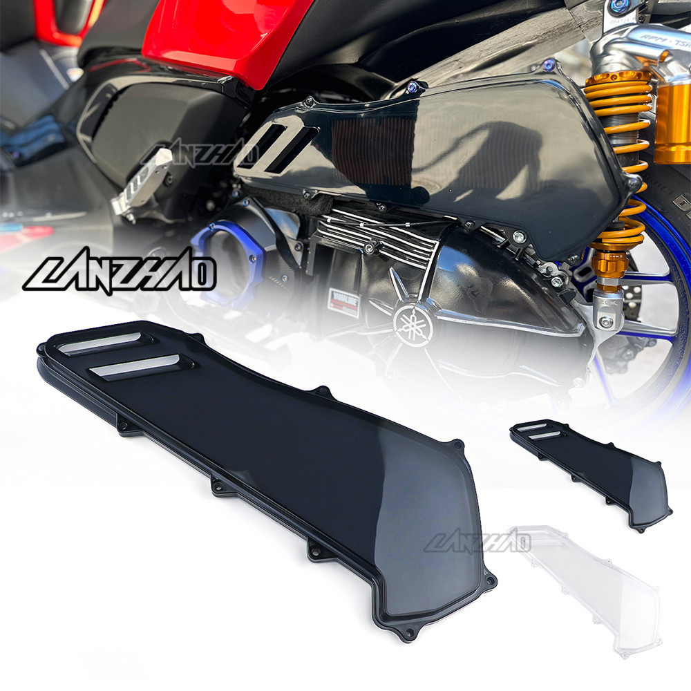 สําหรับ YAMAHA XMAX 300 v1 v2 2017-2024 อุปกรณ ์ เสริมฝาครอบกรองอากาศโปร ่ งใส