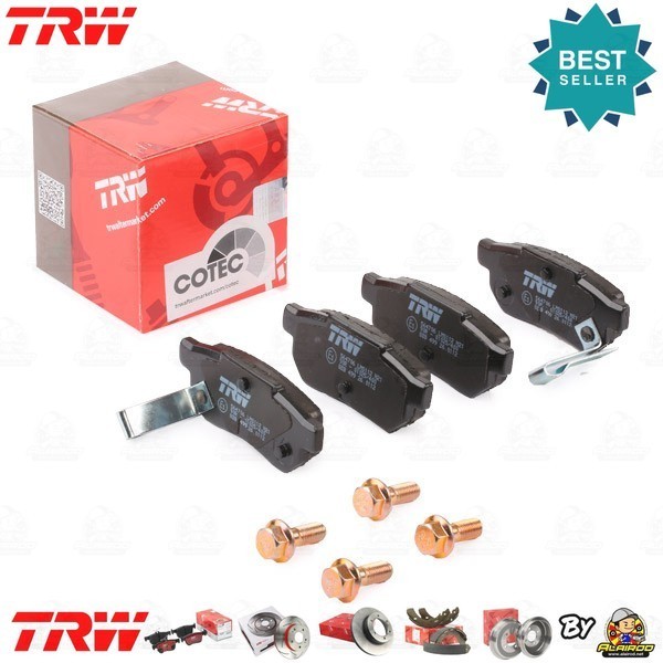TRW ATEC ผ้าดิสเบรคหลัง ผ้าเบรคหลัง Honda JAZZ GD ปี 2004-2008 TRW ATEC GDB 499 AT