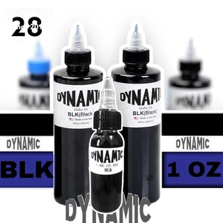 [จัดส่งจากกรุงเทพฯ]DYNAMIC ของแท้ หมึกสัก แบบไดนามิก สีดํา TBK 1Oz 2Oz 4Oz