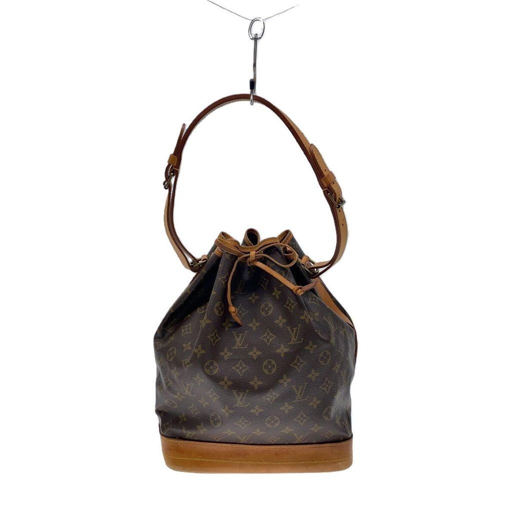 LOUIS VUITTON Shoulder Bag Monogram Noe Canvas Brown PVC Patterned all over Direct from Japan Secondhand