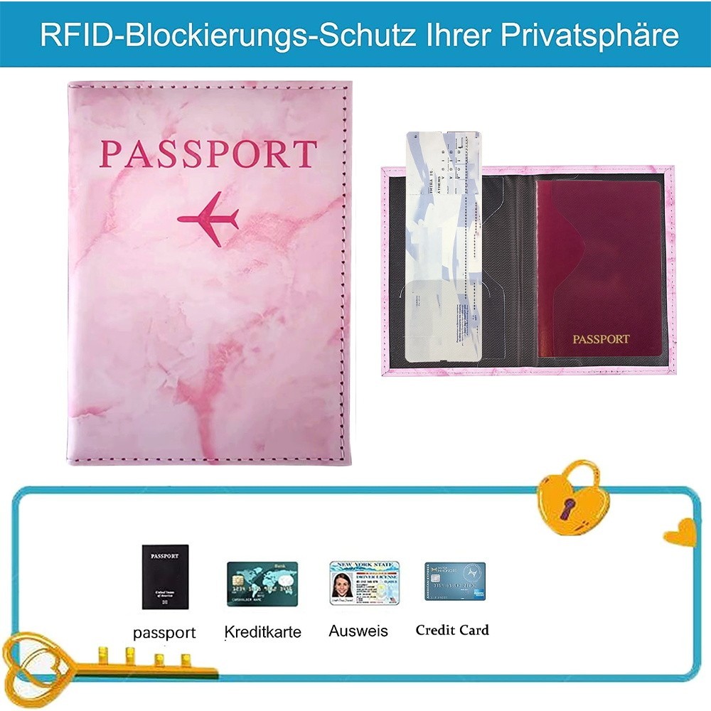 Multi-Function Passport Holder COVER กระเป๋าบางเฉียบแบบพกพาบัตรเครดิตสำหรับผู้หญิงผู้ชาย