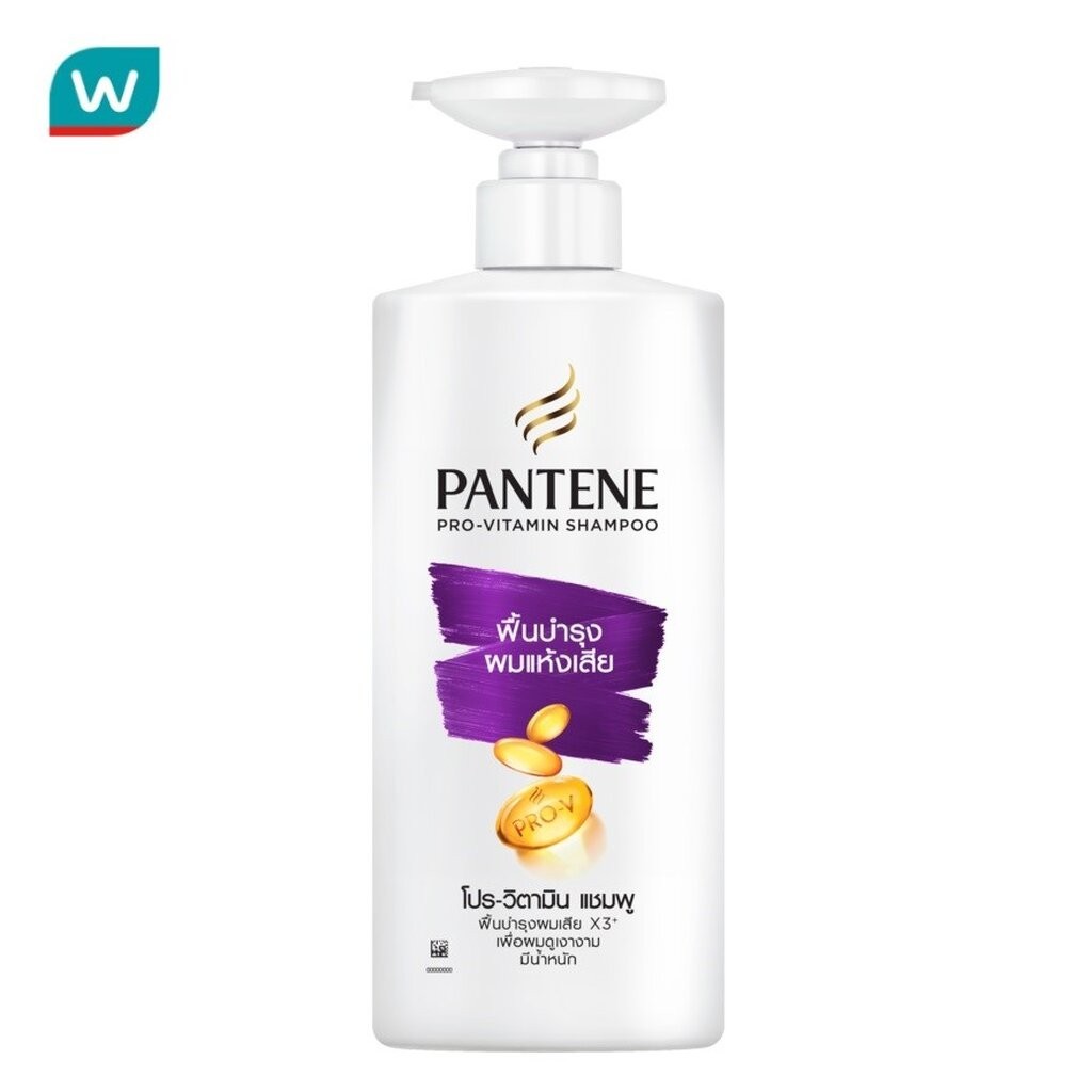 Pantene แพนทีน แชมพู โปร-วิตามิน โททัล แดเมจ แคร์ 380 มล.แชมพูฟื้นบำรุงผมแห้งเสีย