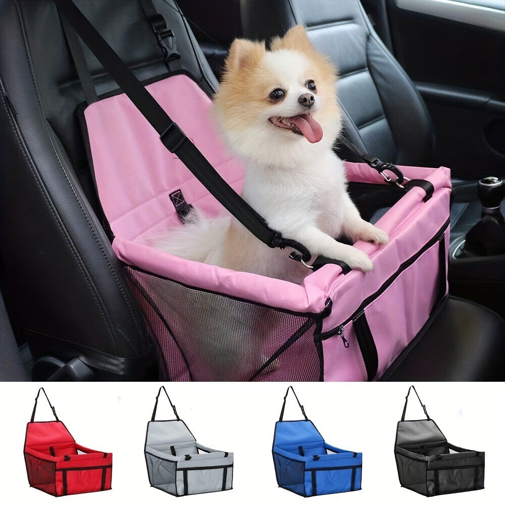 MAO เบาะรองนั่งสุนัขในรถ Pet seat bag กระเป๋าที่นั่งสัตว์เลี้ยง ในรถยนต์ ทนทาน พับเก็บได้