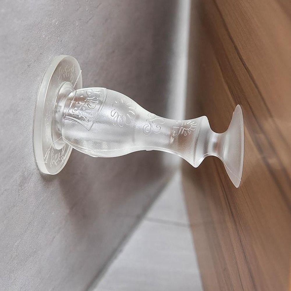 LONTIME ที่กั้นประตู, ที่วางพื้นป้องกันการชนกันแบบมีกาวในตัว, ตัวป้องกันผนังที่ซ่อนอยู่ซิลิโคน, ห้องนอนกั้นประตู - รูปที่ 7