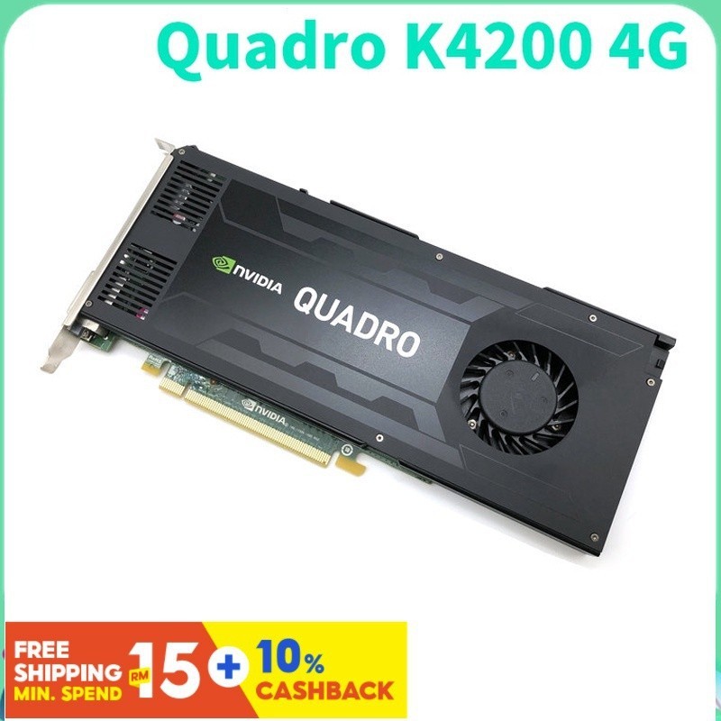 Nvidia Quadro กรอบเดิม K4200 4G Professional กราฟิกการ์ด 3D วาดทําการสร้างแบบจําลอง UG สนับสนุน DP 4