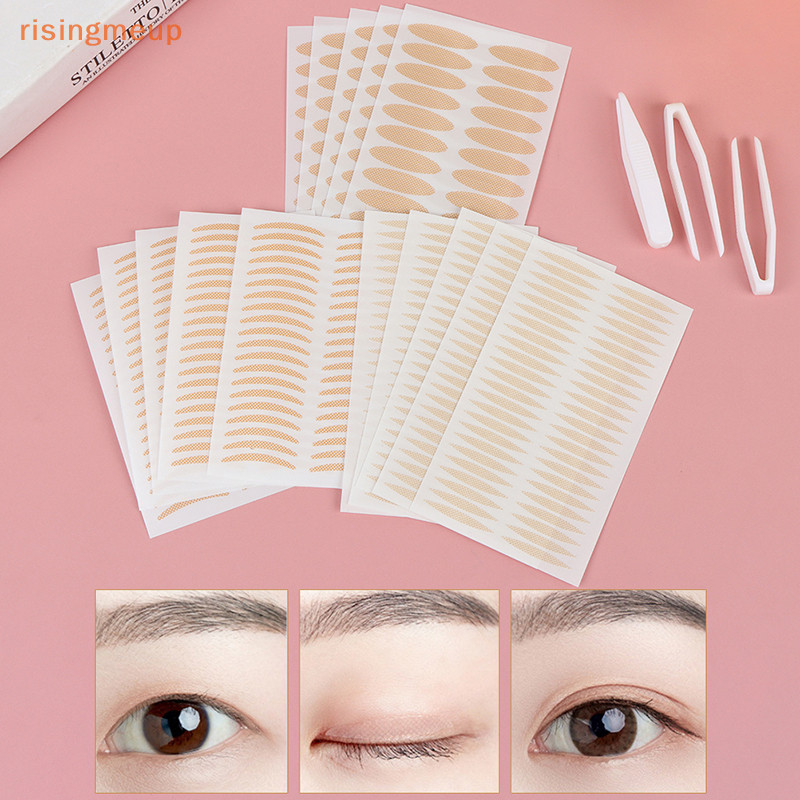 [risingmeup] 200 ชิ้นที่มองไม่เห็นลูกไม้ตาข่าย Double Eyelid Lift Strip เทปกาว Sticke ทวีเซอร์ – โปรปัง