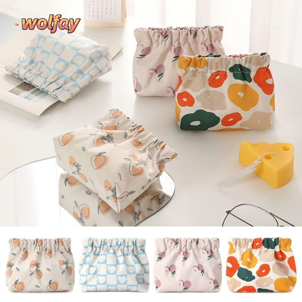 Wolfay Shrapnel Bag Fashion Travel Change Storage Bag กระเป ๋ าเงินเหรียญ