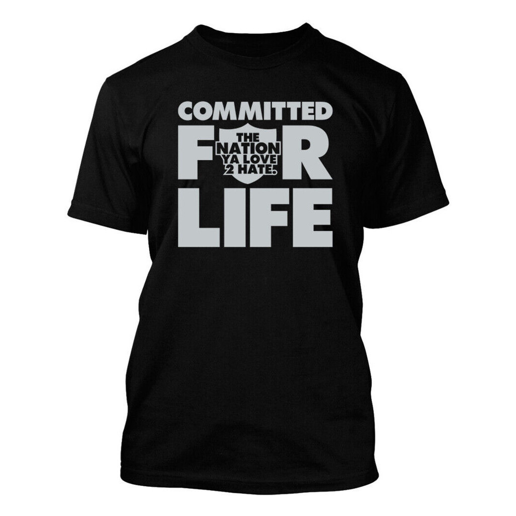 Committed For Life - เสื้อยืดผู้ชาย - Oakland Raiders