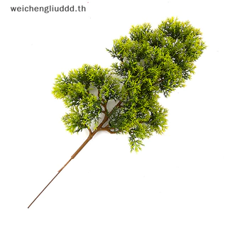 Th พลาสติกประดิษฐ ์ Pine Cypress พืชเดสก ์ ท ็ อปสวนสาขาต ้ นไม ้ พลาสติก BGH