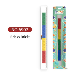 Wange Building Block เครื ่ องเขียนอนุภาคขนาดเล ็ กอิฐกฎกล ่ องดินสอ Sharpener เจาะปากกามีด Pocket ติดตั ้ งข ้ อความของเล ่ นสําหรับเด ็ ก
