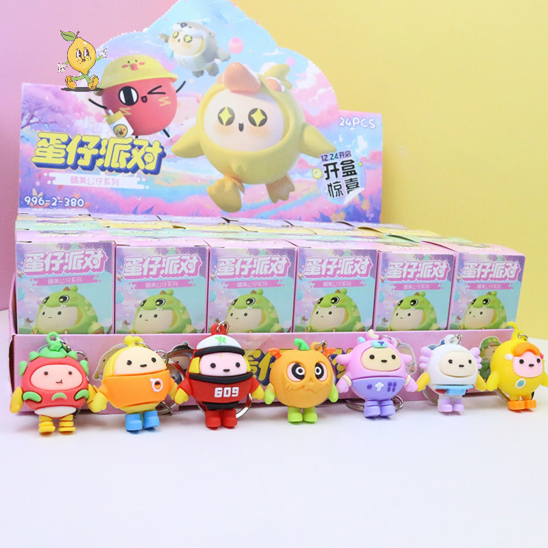 [mozh] 1pc Strawberry Bear Keyring สําหรับของเล่นเด็กของขวัญ Sanrio พวงกุญแจจี้ Kitty Cinnamoroll Kuromi สุ่มอะนิเมะตัวเลข [TH]