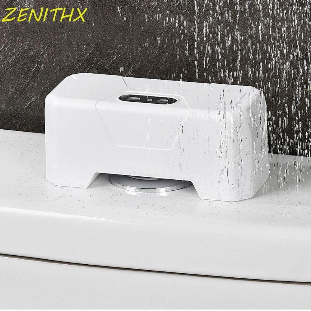 Zenithx ปุ่มล้างห้องน้ําอัตโนมัติ,อินฟราเรดกันน้ําเหนี่ยวนําห้องน้ํา Flusher,ห้องน้ํา Flush Switch IR Sensing Non-Contact Touchless สมาร์ทห้องน้ํา Flushing Sensor ห้องน้ํา