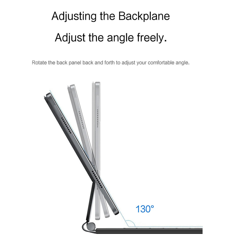 ภาษาไทย แป้นพิมพ์แม่เหล็กสําหรับ Xiaomi Pad 7 / 7 pro 11 Pad 6 11 นิ้ว Mi Pad 5 pro 11 "Pad 6s pro 12.4 "บลูทูธ Blacklit คีย์บอร์ดไร้สาย