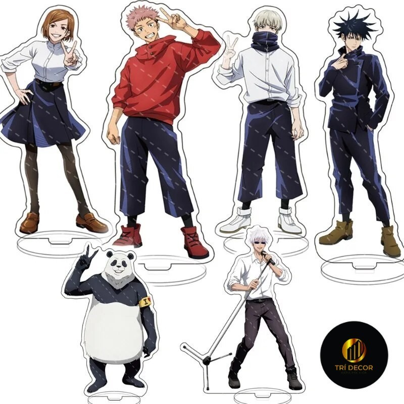Standee รุ่น Jujutsu Kaisen Toge Megumi yuta Gojo Goyo Yuji Sukuna Maki c10 Study มุมอุปกรณ์ตกแต่งโต๊ะทํางาน