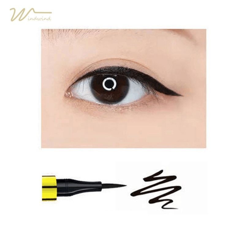 [Windind]อายไลเนอร์พู่กัน เนื้อลิควิด กันน้ำ ติดทนนาน แห้งเร็ว-wind