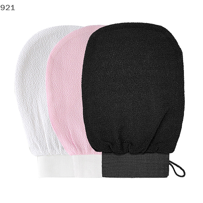 Uyueyanbbb Moroccan Shower Exfoliar Glove Hammam Bath Body Cleaning Scrub นวด Mitt Kessa Peeling Towel ถุงมือ สนค