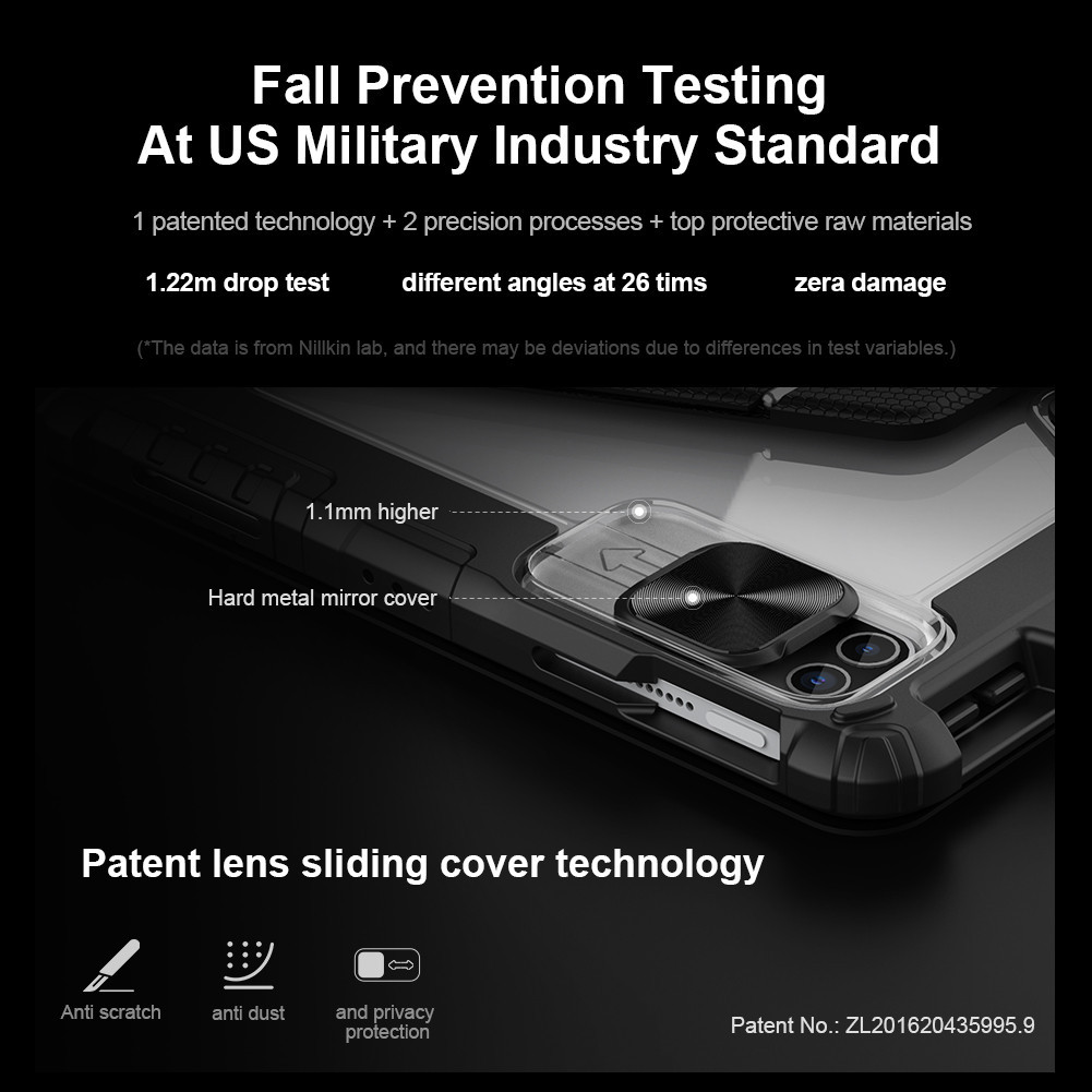 Nillkin Bumper Link Keyb (รุ่น Backlit) สําหรับ iPad A16 / Air 11 / Air4 / Air5 / iPad Pro 11 / 10.9 2020 พร้อมที่ใส่ดินสอมัลติฟังก์ชั่นกันกระแทก - รูปที่ 5