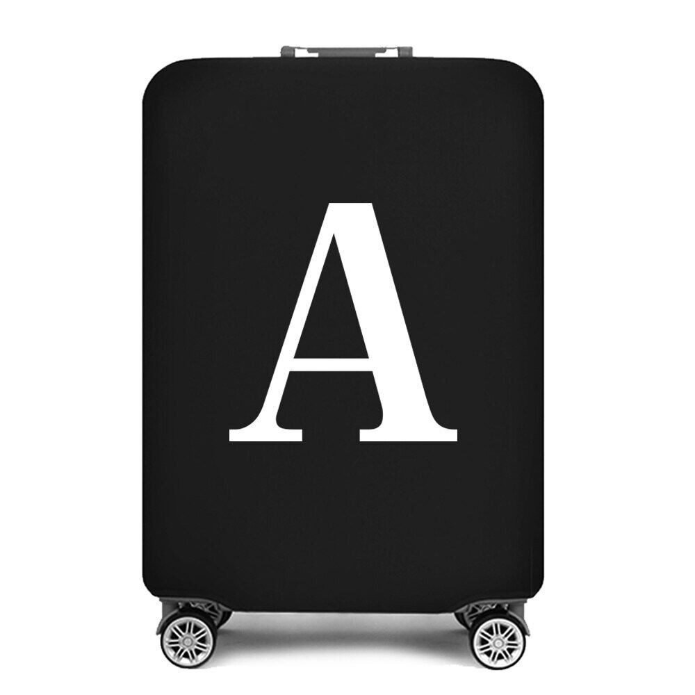 Luggage Cover พร้อมส่ง สำหรับขนาด 18/22/24/26/32 นิ้ว กันฝุ่น กันรอย ผ้าคลุมกระเป๋าเดินทางผ้ายืด White ซีรีส์