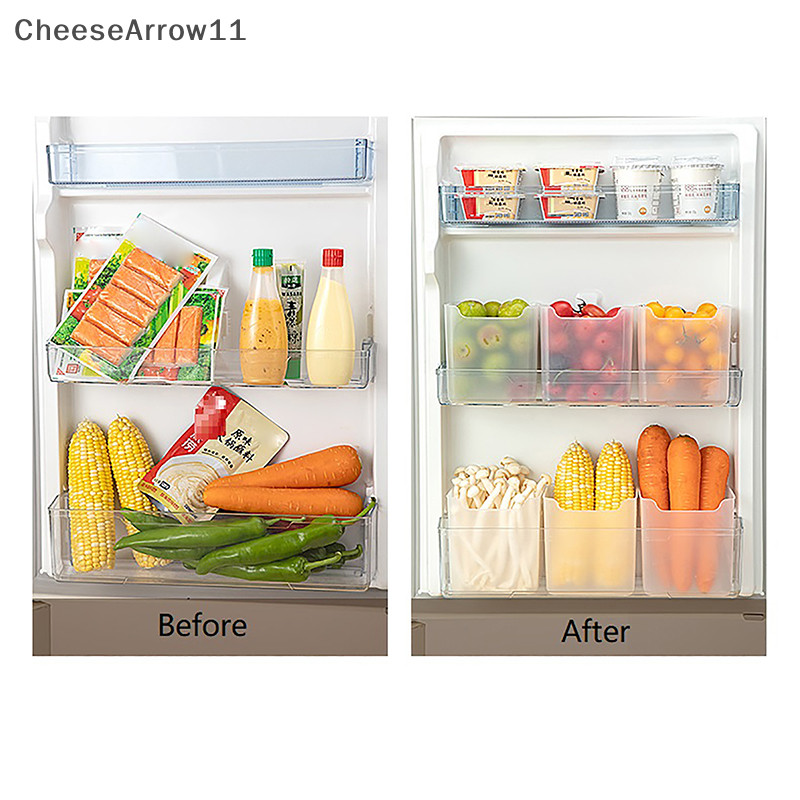 Che 1 ชิ้นตู้เย็นกล่องเก็บอาหารสด Organizer เย็น Crisper ผลไม้เครื่องเทศอาหารกล่องครัวกล่อง TH - รูปที่ 3