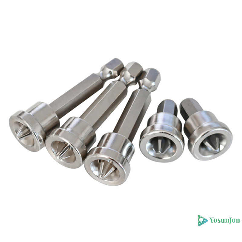 Yosunjon] Magnetic Positioning ไขควง Bits งานไม้สกรู Hex Shank Bits ใหม่