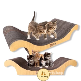 C-Purr ที่ลับเล็บแมวรุ่นโซฟาใหญ่ (เลาจน์) ขนาด 70*32*15 Cm.