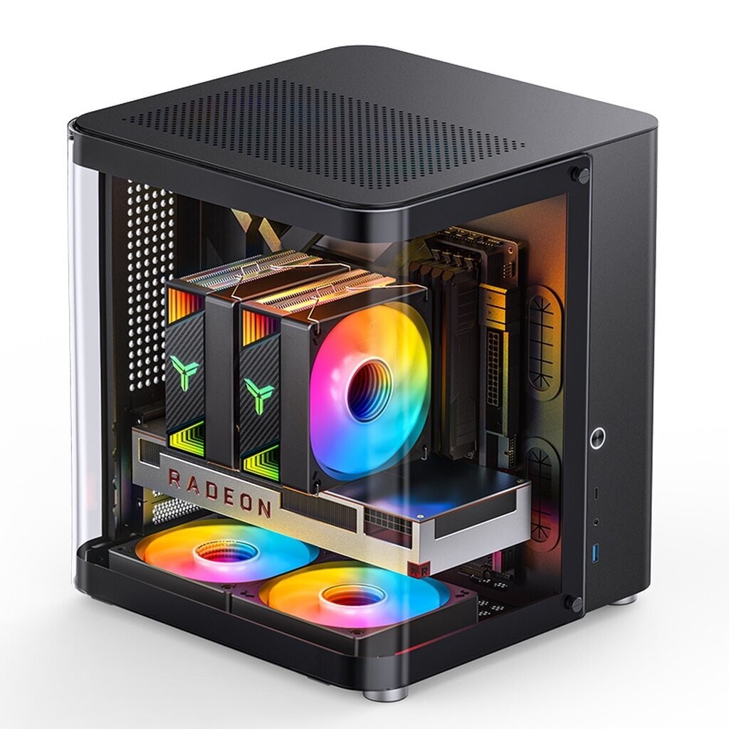 Jonsbo TK-1 2.0 Black Mini-Tower Case รองรับ Micro-ATX / PSU UpTo 220mm ประกัน 1ปี ศูนย์ไทย