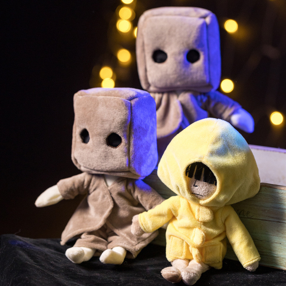 Little Nightmares II สาว Six & Mono ตุ๊กตาตุ๊กตาเกม Merchandise ตุ๊กตาของเล่นของขวัญน่ารักและนุ่ม Pl