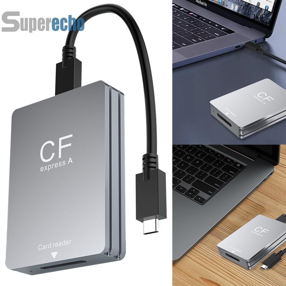 Cfexpress เครื่องอ่านการ์ด Type A USB 3.2 10Gbps พร้อมสาย USB C เป็น USB C/USB A [superecho.th]