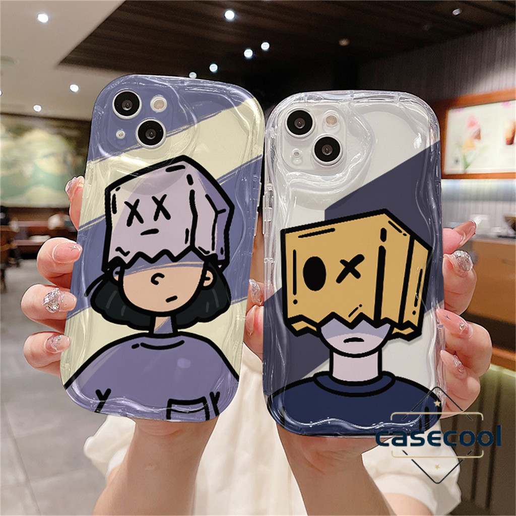 ส่วนบุคคลถุงกระดาษหน้ากาก Motif สําหรับ VIVO Y02s Y02T Y02 Y78 PLUS Y11 Y20i Y16 Y15S Y27 V29 V27 V2