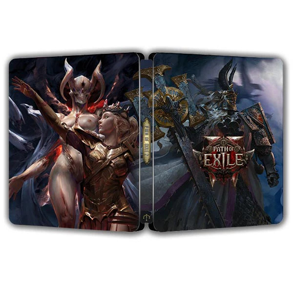 เส้นทางของ Exile 2 POE2 | สําหรับหนังสือเหล็ก PS4/PS5 | ONi Fantasy Box(เฉพาะSteelbook ไม่มีแผ่น g)