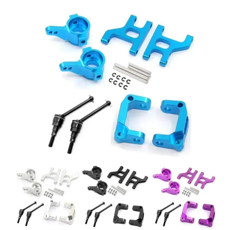 ฐานยึดแขนช่วงล่างด้านหน้า C/ถ้วยพวงมาลัย/เพลาขับโลหะ สำหรับ 1/10 TAMIYA CC01 TA02 TA03 รถบักกี้ RC 4WD