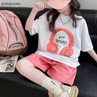 Tiger Kids T-shirt เสื้อยืดเด็กแขนสั้นสไตล์เกาหลีฤดูร้อนใหม่สำหรับเด็กวัยกลางคนและวัยโต