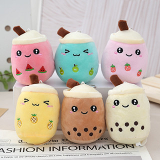 ไข่มุกชานมตุ๊กตาตุ๊กตาจี้กระเป๋านักเรียนกระเป๋าเป้สะพายหลังพ…