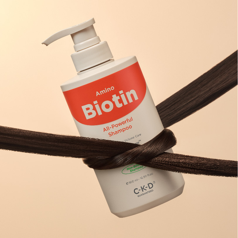 [CKD]Amino Biotin All-Powerful Shampoo 500ml,Scalp Scaling Shampoo 500ml, Brewer's Yeast Shampoo 500