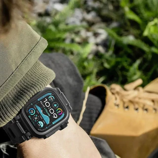 ฝาครอบกระจกนิรภัยสำหรับกรณีนาฬิกา for Apple Watch SE 3 2 iwatch Series 11 10 9 8 7 46 45 44 42 41มม.