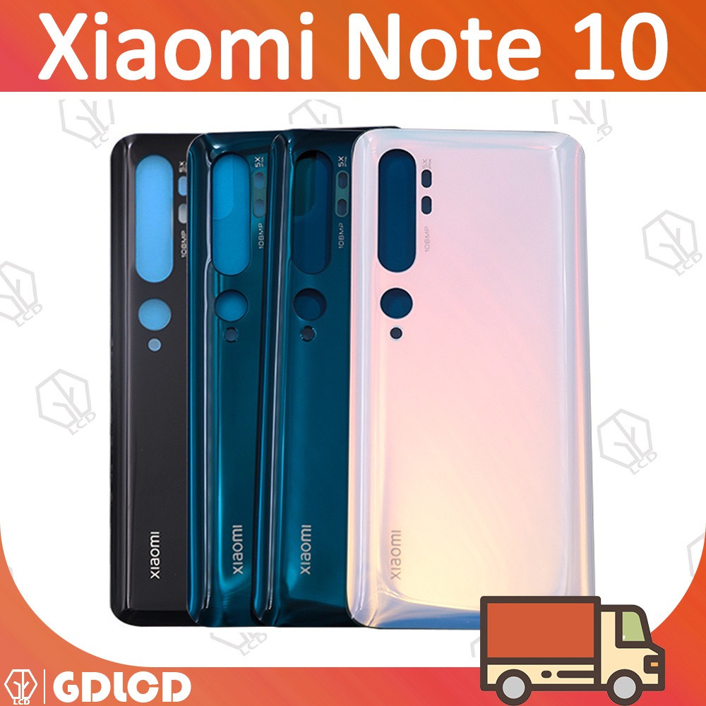 สําหรับ Xiaomi Mi Note 10/Mi Note 10 Pro ฝาหลังแบตเตอรี่ประตูกรณีด้านหลังอะไหล่ซ่อม