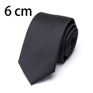 Mens Tie 8 ซม.7 ซม.6 ซม.คลาสสิกสีดํา Slim Ties สําหรับชายอุปกรณ์เสริมเนคไท