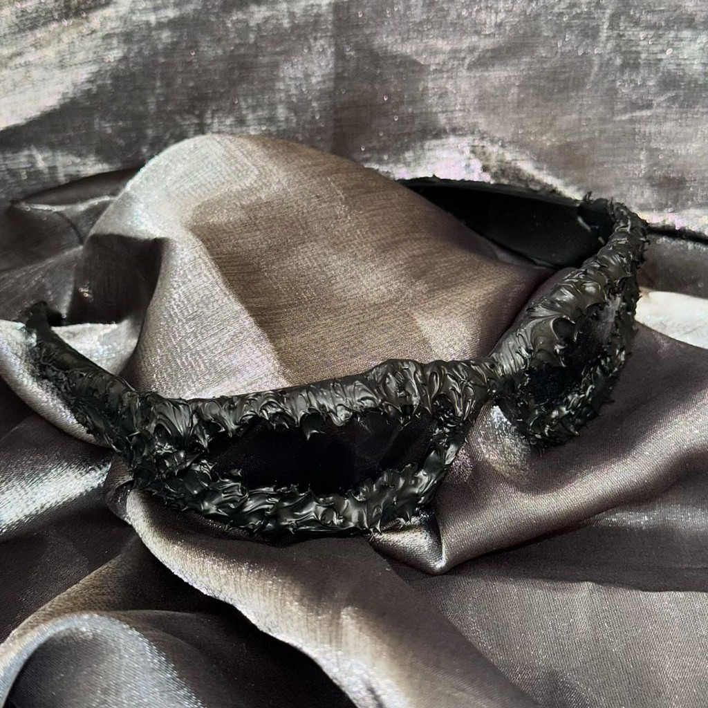 ✨Pi0neeR Meteor Crack แว่นกันแดดเรซิ่นแฮนด์เมด avant-garde มืด สไตล์ niche ins