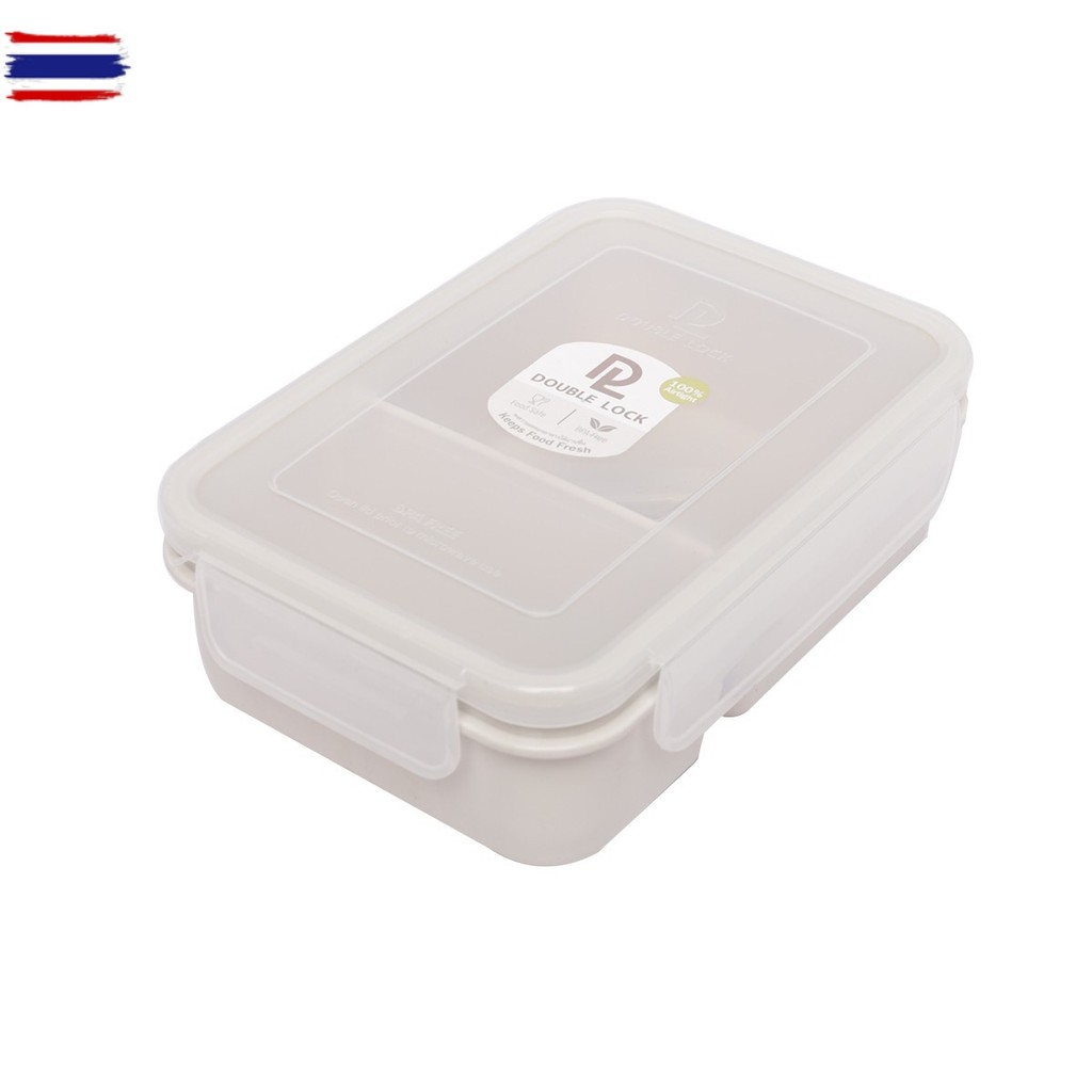 JCJ กล่องข้าวพลาสติก 750 มล. แแ่งช่อง รุ่น 9313 |BAI|