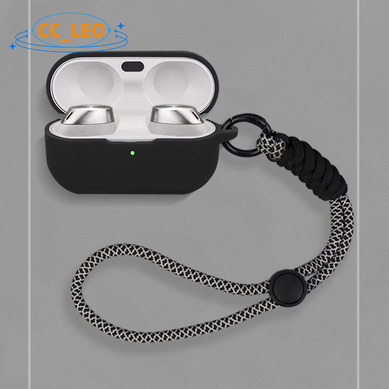 For Technics EAH-AZ100 Case Cute Lanyard Pendant Silicone Soft Case Panasonic Technics EAH-AZ100 Sho