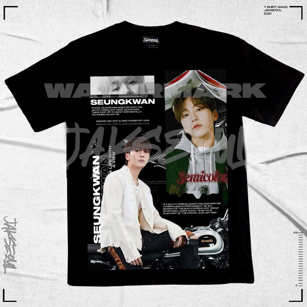 เสื้อยืด Seventeen Seungkwan โดย Jakseoul KPOP