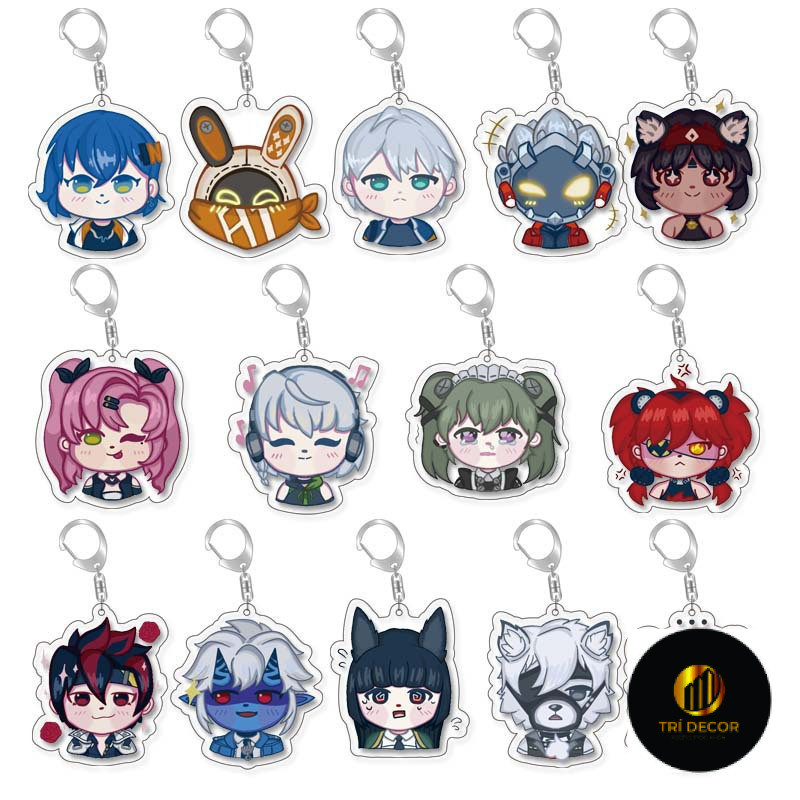 เกม Zenless Zone Zero Jane qingyi Lycaon ZZZ พวงกุญแจจี้อะคริลิค