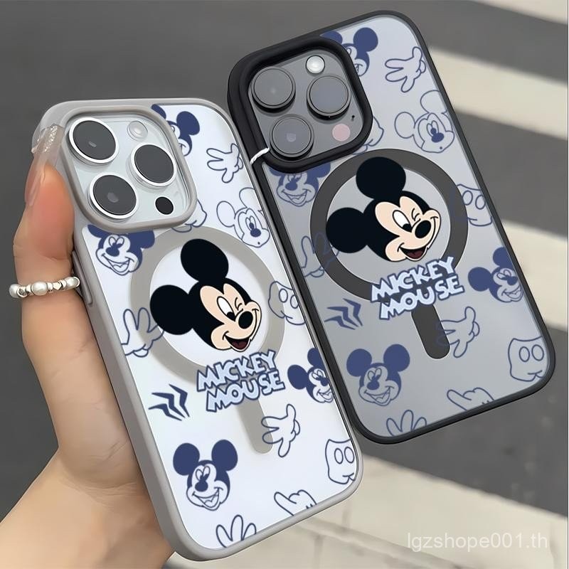เคสโทรศัพท์ Apple 16 Pro Max ลายหูมิกกี้เมาส์ น่ารัก ป้องกันการตกกระแทก เหมาะสำหรับ iPhone 15 14 13 12 11 Pro Plus เคสซิลิโคนนุ่มป้องกันขอบเต็มรูปแบบสำหรับผู้ชายและผู้หญิง